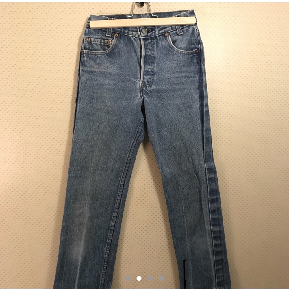 VINTAGE Super RARE 701s & SZ 23 DOPE worn in wash